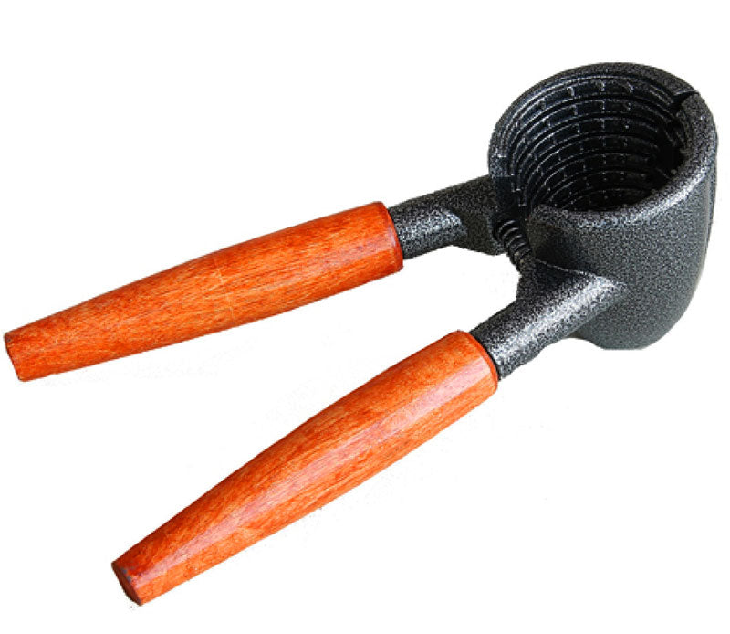 Aluguss NUSSKNACKER und Flaschennöffner mit Holzgriff