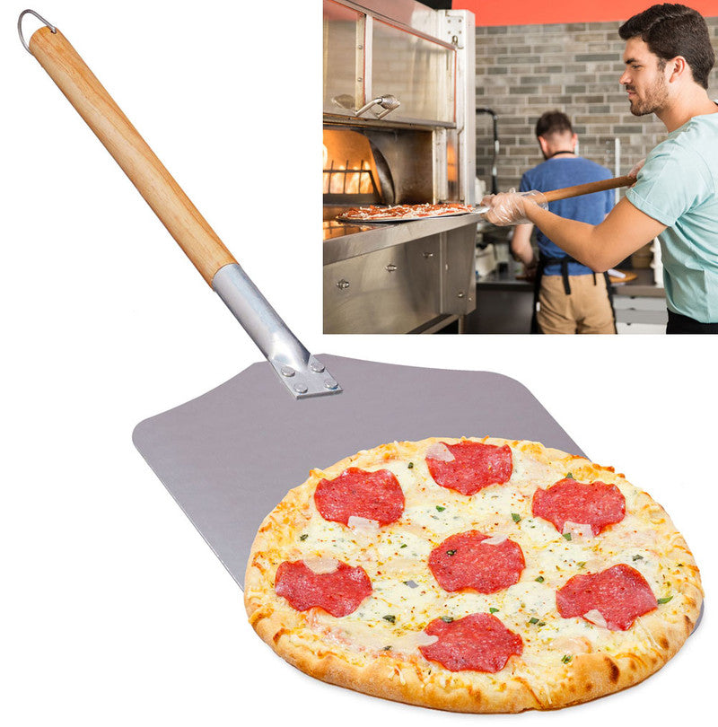 PIZZASCHAUFEL Brot- und Pizzaschieber eckig mit Henkel 30,5×79cm