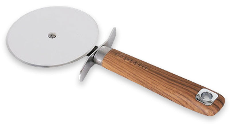 XL PIZZASCHNEIDER Pizzaroller Rollmesser aus Edelstahl von Quttin Ø9cm