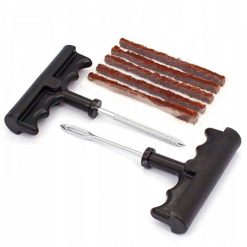 Autoreifen Reparatur REIFEN PANNEN SET leimlose Reifenreparatur Pneu Flicken KFZ Auto 7tlg.
