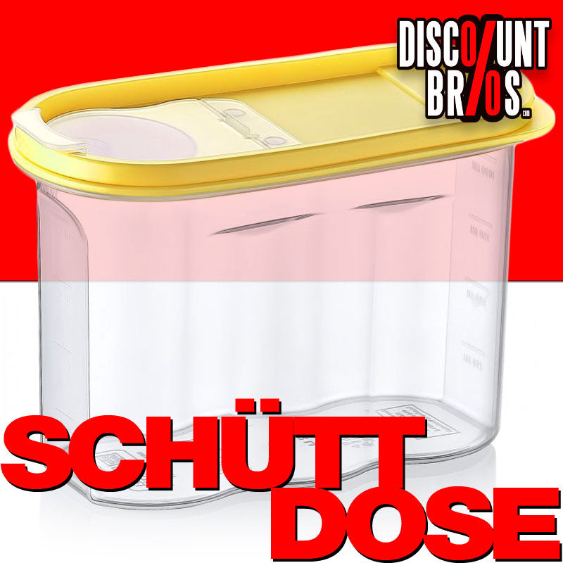1,2 Liter SCHÜTTDOSE Vorratsbehälter Cerealien Box Aufbewahrungsbox VORRATSDOSE Frischhaltedose