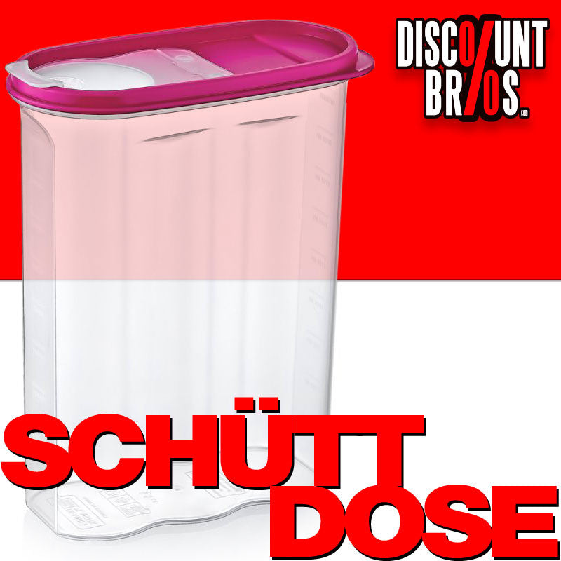 2,4 Liter XL SCHÜTTDOSE Vorratsbehälter Cerealien Box Aufbewahrungsbox VORRATSDOSE Frischhaltedose