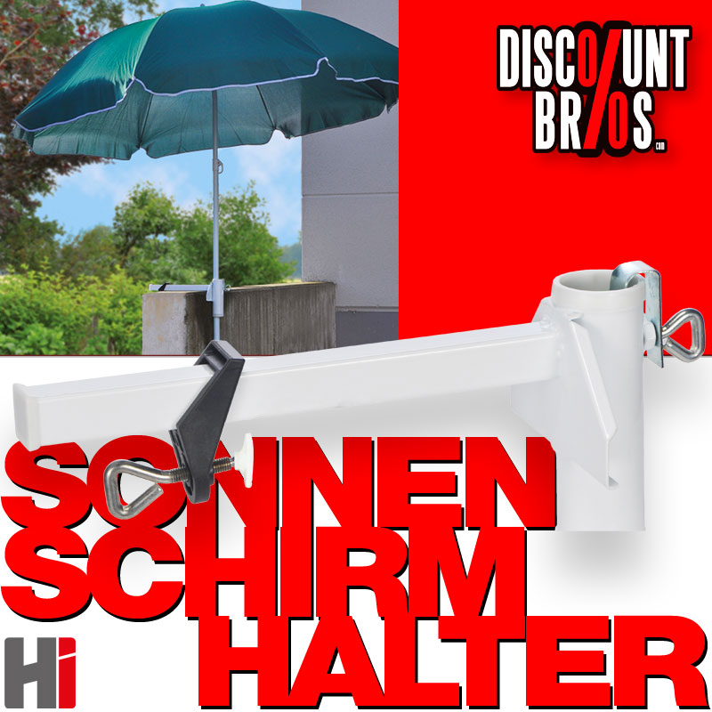 SONNENSCHIRMHALTER Halter für Balkon- und Terrassenmauer