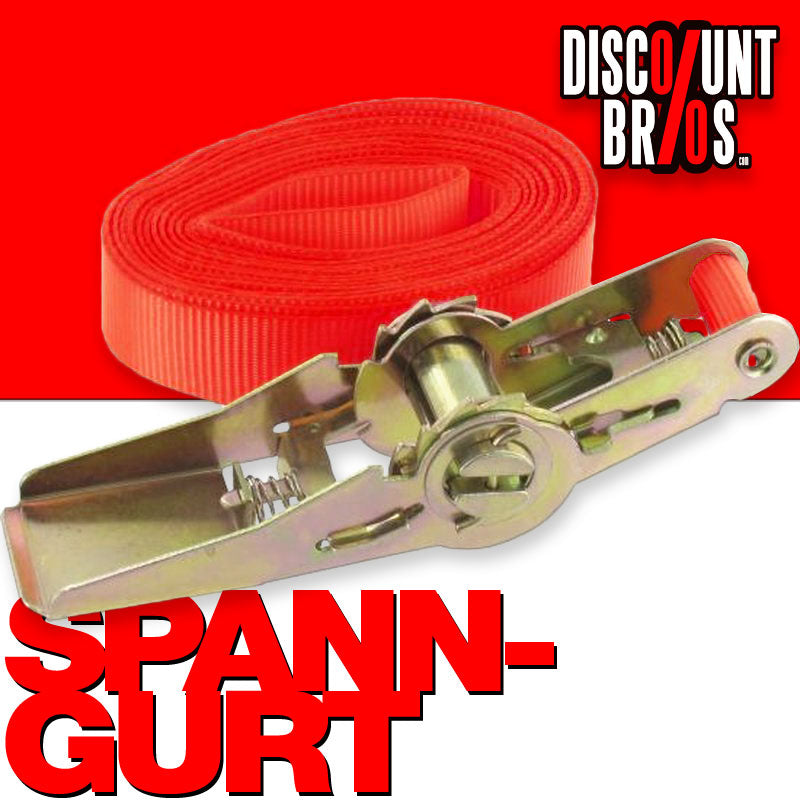 SPANNGURT Zurrgurt mit Ratsche 7,5 m