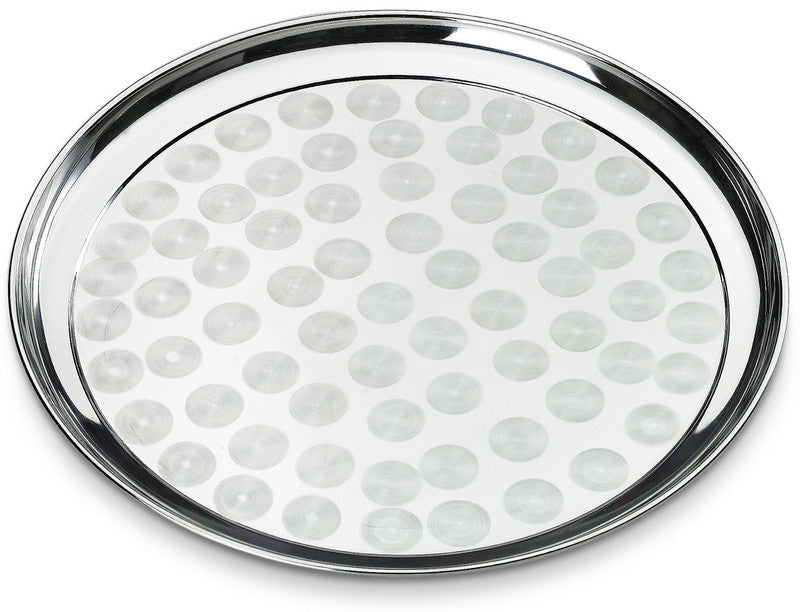 Serviertablett TABLETT Servierplatte aus Edelstahl Ø40cm