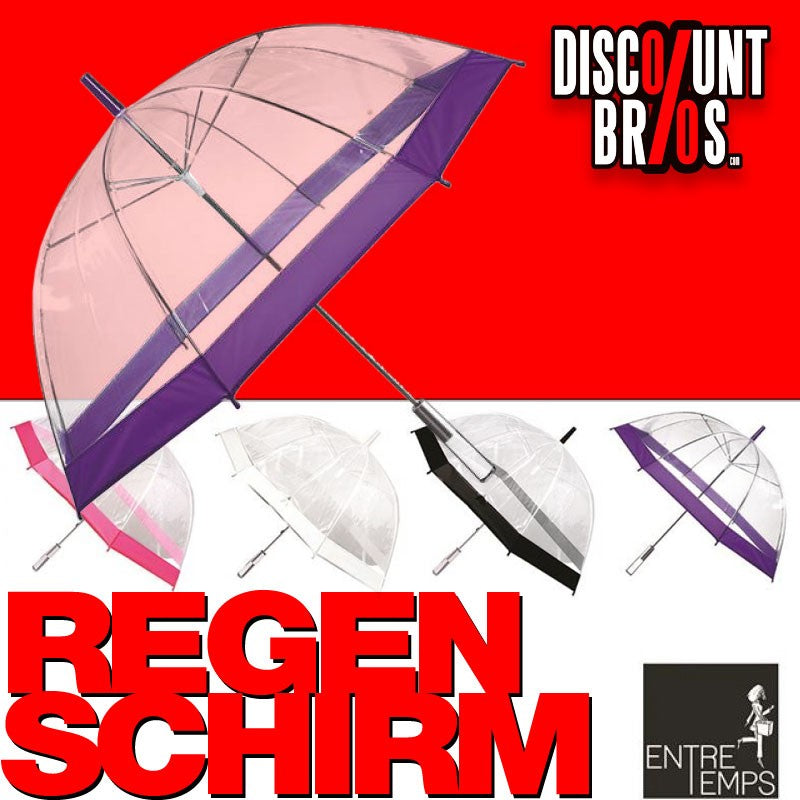Transparenter REGENSCHIRM Kuppelschirm
