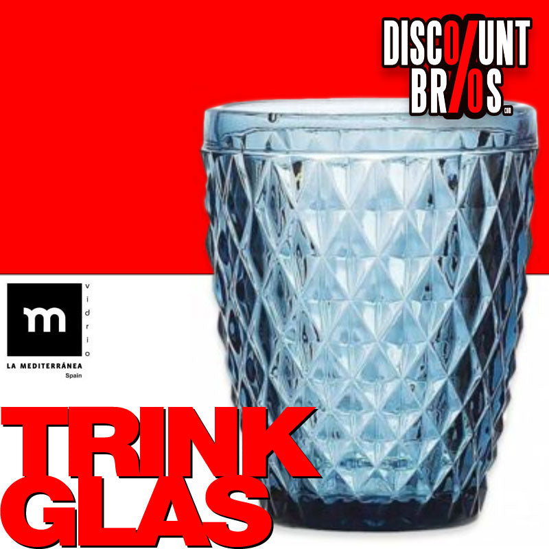 Blaues Glas TRINKGLAS La Mediterranea 270ccm