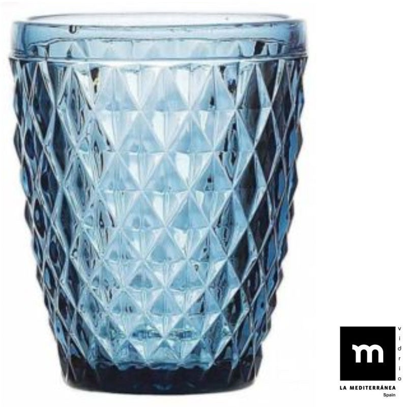 Blaues Glas TRINKGLAS La Mediterranea 270ccm