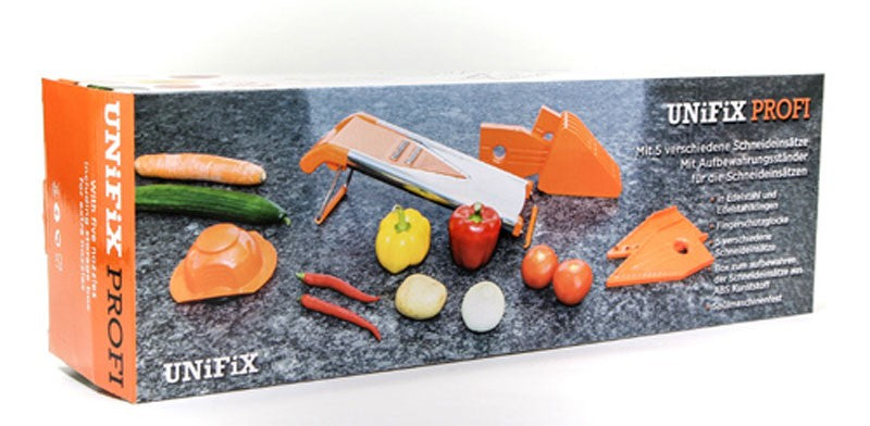 Unifix Profi V-HOBEL Edelstahl Set 8-tlg.