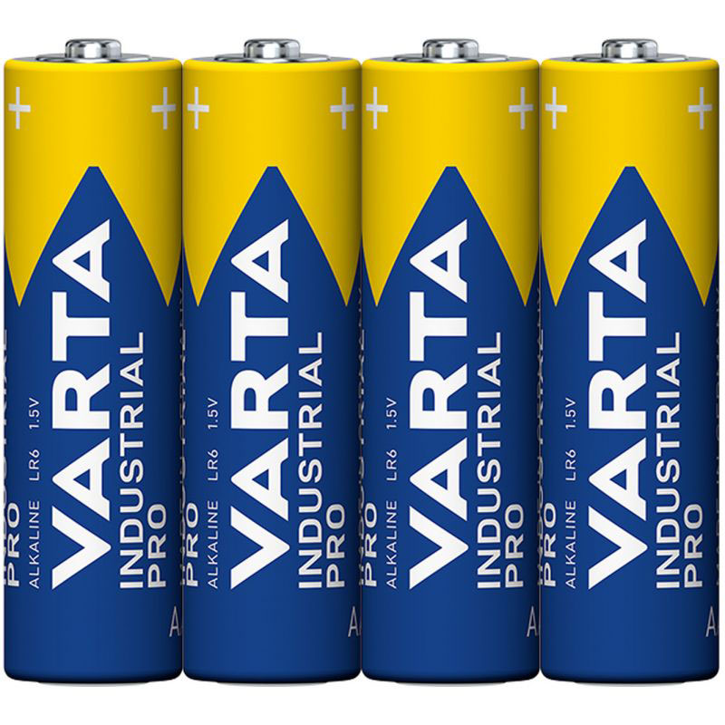 60 × VARTA 4006 Industrial Pro Alkaline Batterien AA Mignon LR6 E91 60 Stück