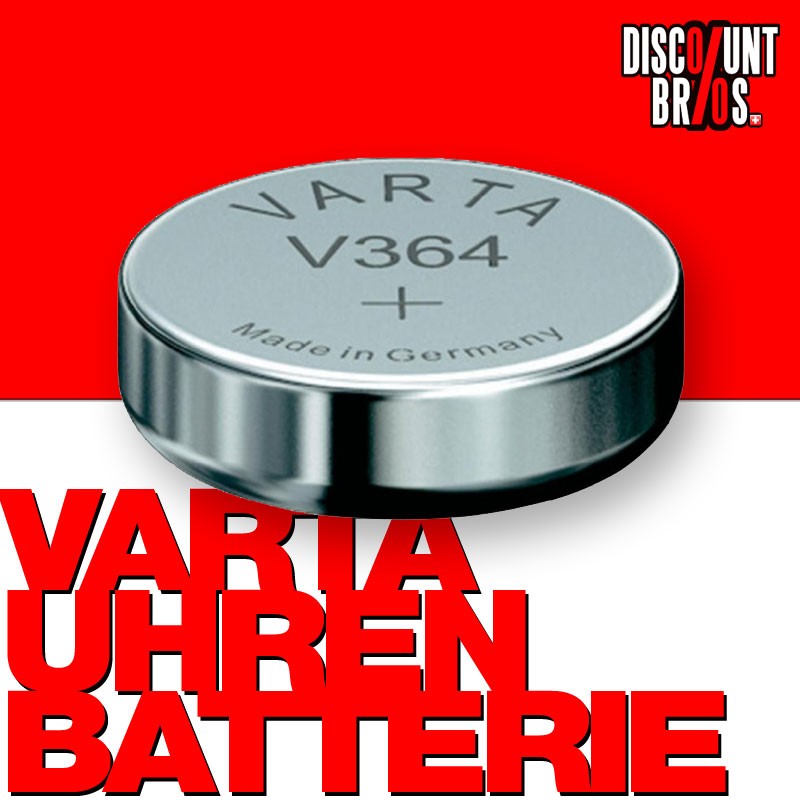 VARTA V364 Silberoxid Uhrenbatterie Miniblister
