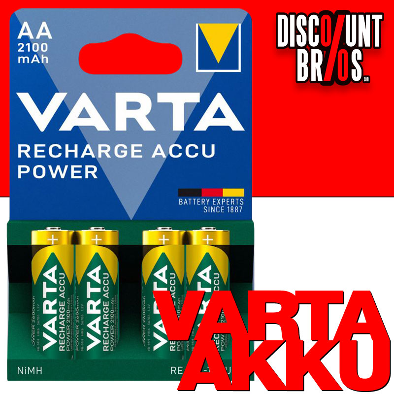 VARTA 56706 Ready2use NiMH AKKU 2100 mAh AA Mignon HR6 4er Pack
