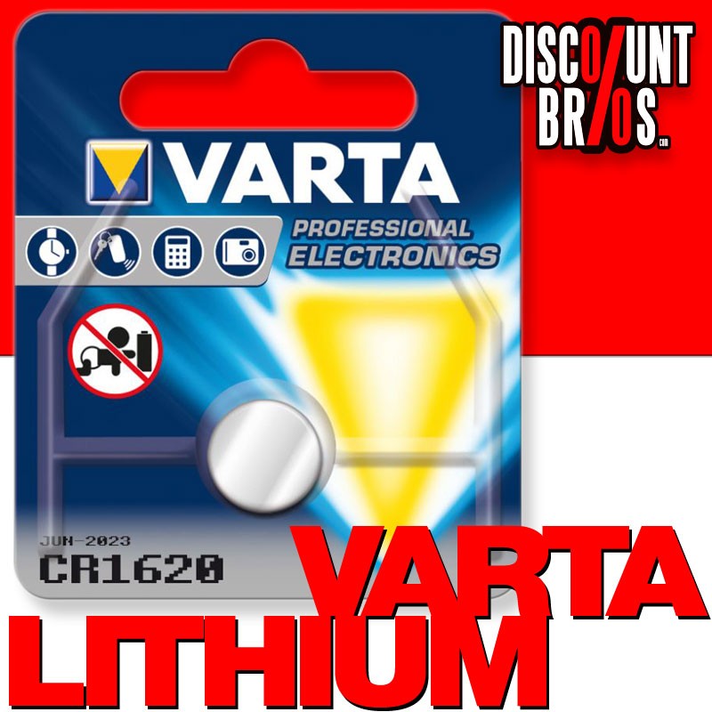 VARTA Lithium Knopfzelle CR1620 UN3090 3V 1er Blister