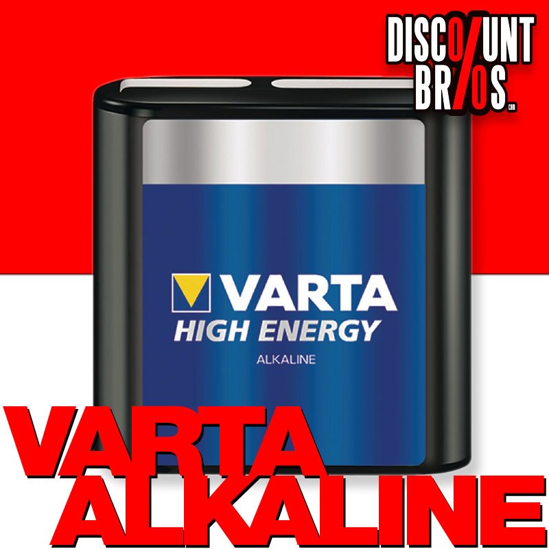 VARTA 4912 High Energy Alkaline Flachbatterie 3LR12A 4,5V