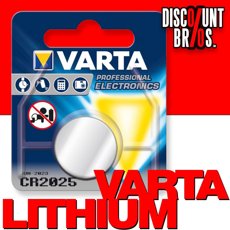 VARTA Lithium Knopfzelle CR2025 3V 1er Blister