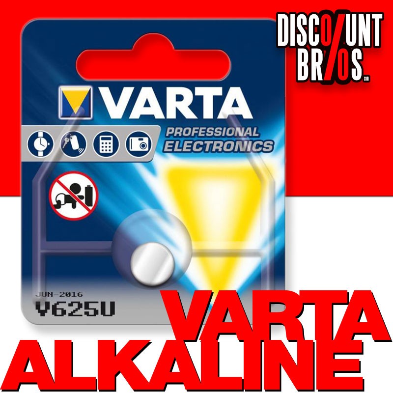 VARTA Alkaline Knopfzelle Fotobatterie V625 LR9 1,5V 1er Blister