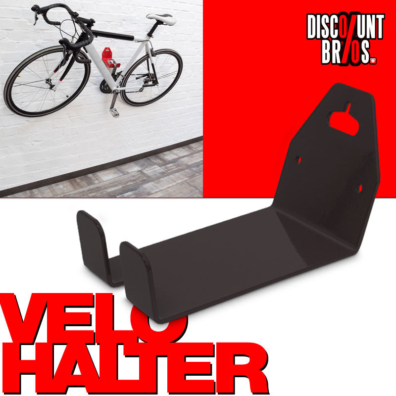 VELOSTÄNDER Fahrrad WANDHALTERUNG Fahrradständer Veloaufhängung für Pedale SCHWARZ