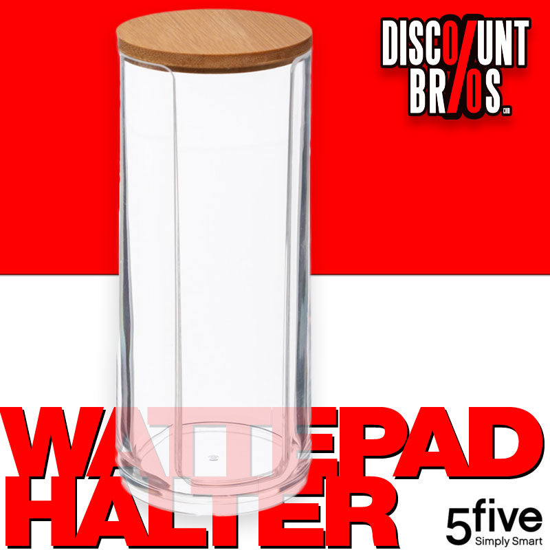 WATTEPAD DISPENSER Box mit Deckel aus BAMBUS