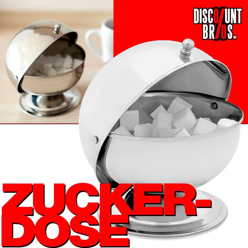 Zuckerdose KUGEL mit Rolldeckel