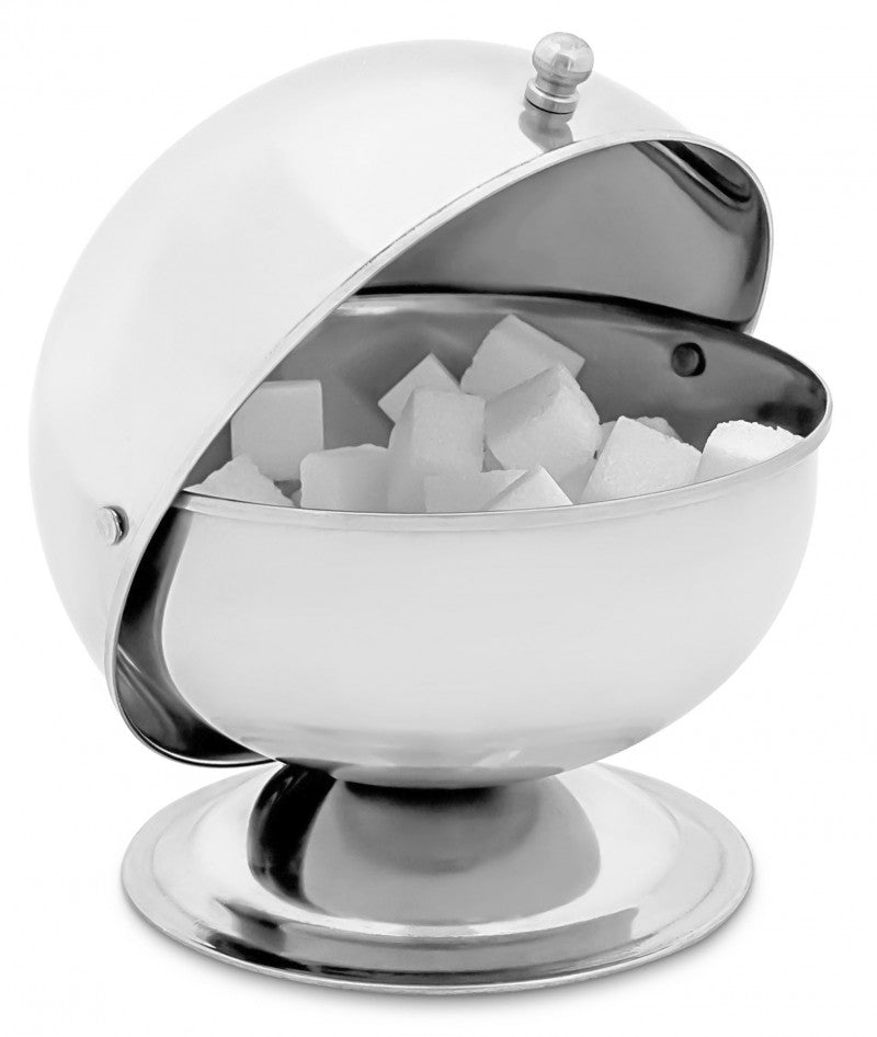 Zuckerdose KUGEL mit Rolldeckel